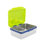 Stor: Minecraft Isometric Stainless Steel Clamp Rectangular Sandwich Box (1100ml) (40496) - Image 3